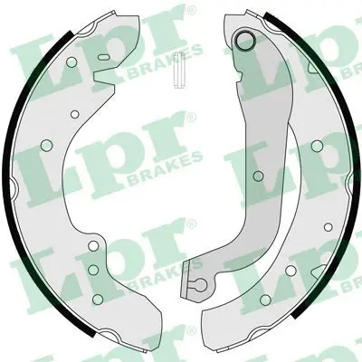 Handler.Part Brake shoe set LPR 07105 1