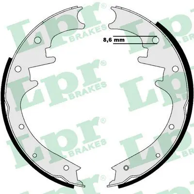 Handler.Part Brake shoe set LPR 07205 1