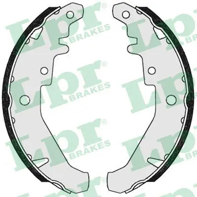 Handler.Part Brake shoe set LPR 07310 1