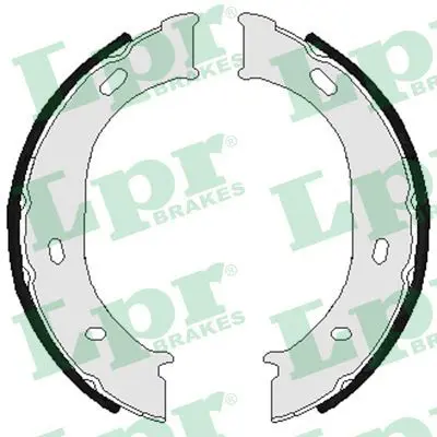 Handler.Part Brake shoe set, parking brake LPR 07960 1