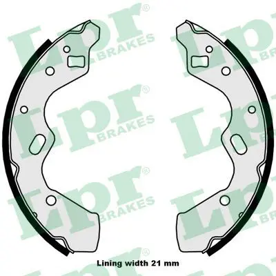 Handler.Part Brake shoe set LPR 08050 1