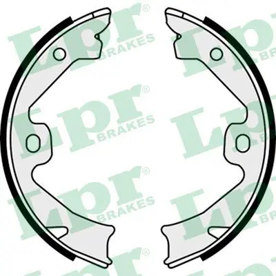 Handler.Part Brake shoe set, parking brake LPR 08140 1