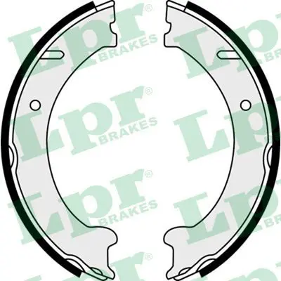 Handler.Part Brake shoe set, parking brake LPR 08250 1