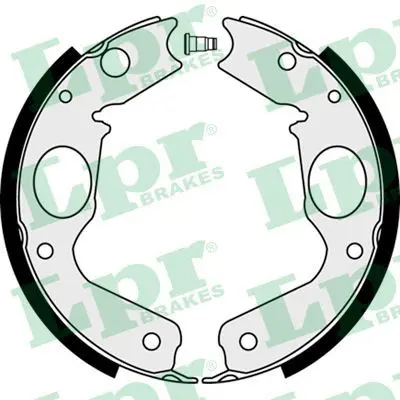 Handler.Part Brake shoe set, parking brake LPR 08350 1