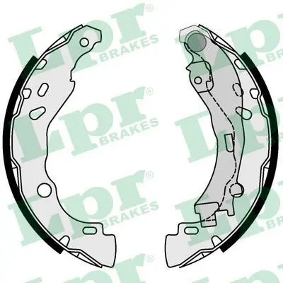 Handler.Part Brake shoe set LPR 08700 1