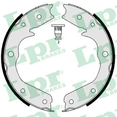 Handler.Part Brake shoe set, parking brake LPR 08970 1