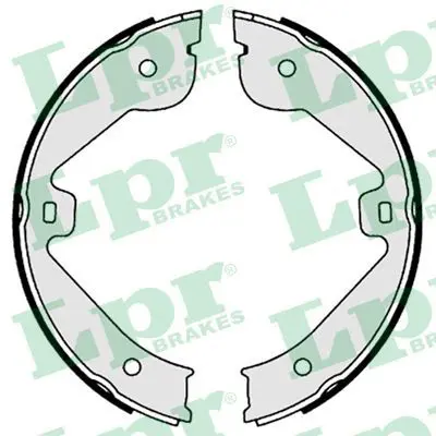 Handler.Part Brake shoe set, parking brake LPR 09150 1