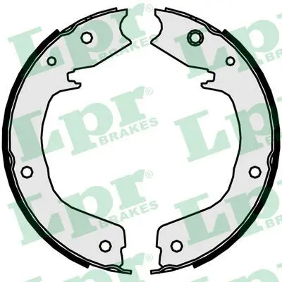 Handler.Part Brake shoe set, parking brake LPR 09850 1