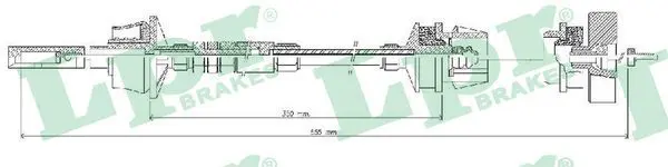 Handler.Part Clutch cable LPR C0026C 1