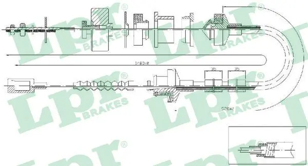 Handler.Part Clutch cable LPR C0056C 1