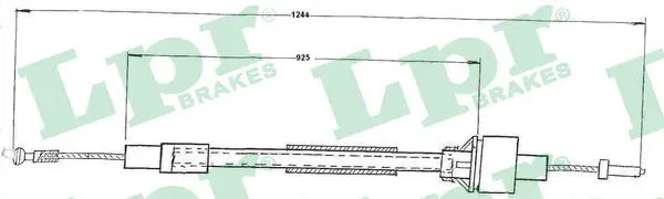 Handler.Part Clutch cable LPR C0091C 1