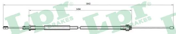 Handler.Part Cable, parking brake LPR C0094B 1