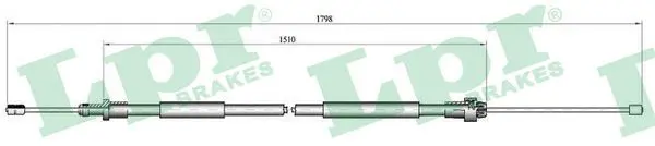 Handler.Part Cable, parking brake LPR C0104B 1