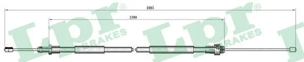 Handler.Part Cable, parking brake LPR C0105B 1