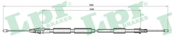 Handler.Part Cable, parking brake LPR C0106B 1