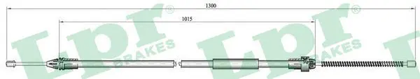 Handler.Part Cable, parking brake LPR C0135B 1