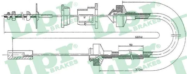 Handler.Part Clutch cable LPR C0149C 1