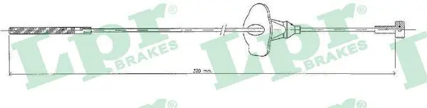 Handler.Part Cable, parking brake LPR C0251B 1