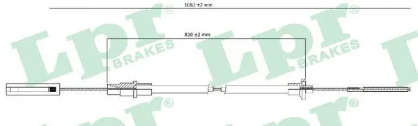 Handler.Part Clutch cable LPR C0256C 1