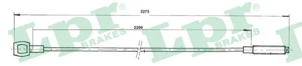 Handler.Part Clutch cable LPR C0290C 1