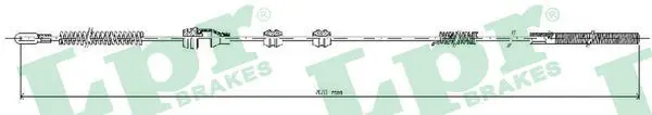 Handler.Part Cable, parking brake LPR C0531B 1