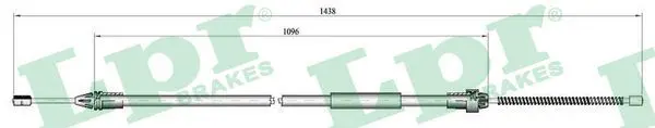 Handler.Part Cable, parking brake LPR C0684B 1