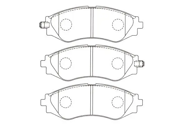 Handler.Part Brake pad set, disc brake KAVO PARTS BP1003 1