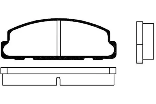 Handler.Part Brake pad set, disc brake KAVO PARTS BP1501 1