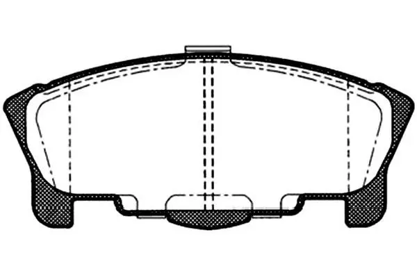 Handler.Part Brake pad set, disc brake KAVO PARTS BP1508 1