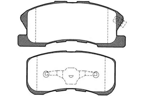 Handler.Part Brake pad set, disc brake KAVO PARTS BP1510 1