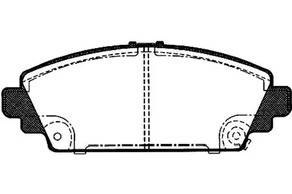 Handler.Part Brake pad set, disc brake KAVO PARTS BP2034 1