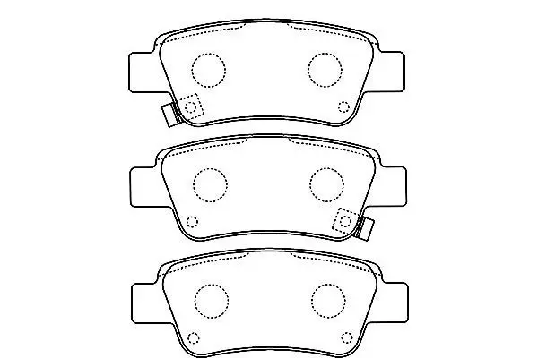 Handler.Part Brake pad set, disc brake KAVO PARTS BP2055 1