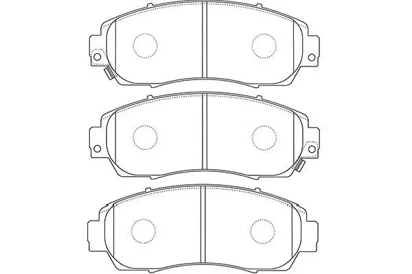 Handler.Part Brake pad set, disc brake KAVO PARTS BP2059 1