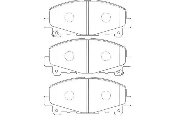 Handler.Part Brake pad set, disc brake KAVO PARTS BP2060 1