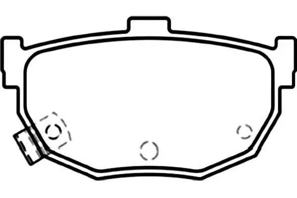 Handler.Part Brake pad set, disc brake KAVO PARTS BP3026 1