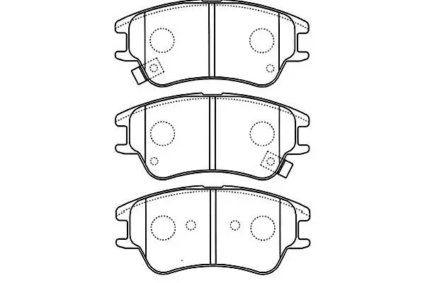 Handler.Part Brake pad set, disc brake KAVO PARTS BP3027 1