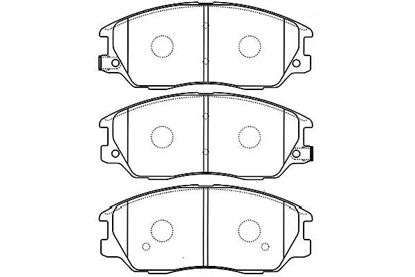 Handler.Part Brake pad set, disc brake KAVO PARTS BP3030 1