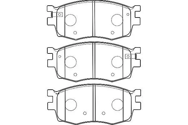 Handler.Part Brake pad set, disc brake KAVO PARTS BP3031 1