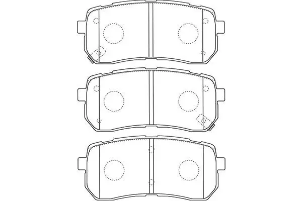 Handler.Part Brake pad set, disc brake KAVO PARTS BP3036 1