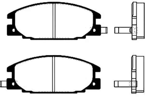 Handler.Part Brake pad set, disc brake KAVO PARTS BP3500 1