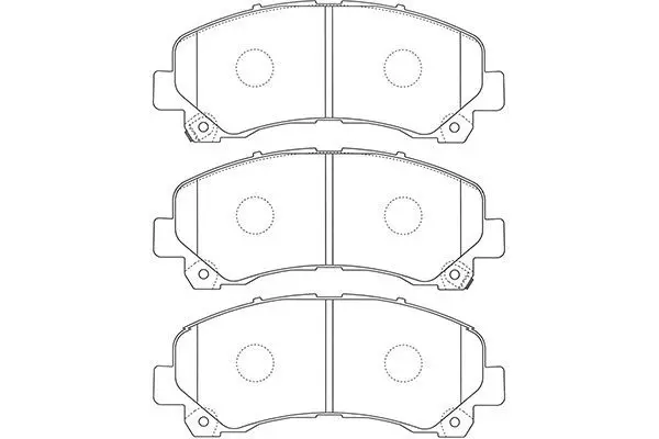 Handler.Part Brake pad set, disc brake KAVO PARTS BP3517 1