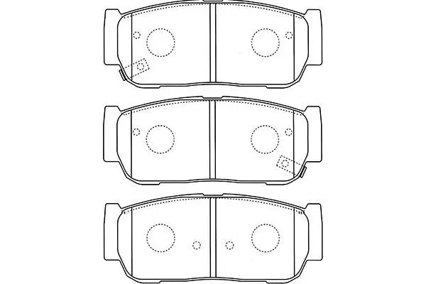 Handler.Part Brake pad set, disc brake KAVO PARTS BP4019 1