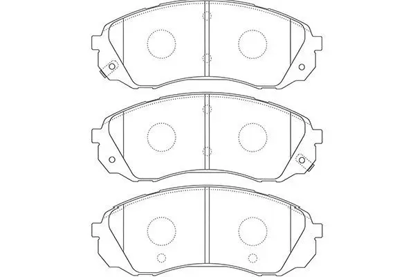 Handler.Part Brake pad set, disc brake KAVO PARTS BP4022 1