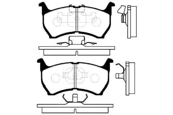 Handler.Part Brake pad set, disc brake KAVO PARTS BP4505 1