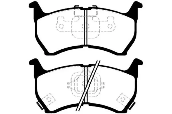 Handler.Part Brake pad set, disc brake KAVO PARTS BP4510 1