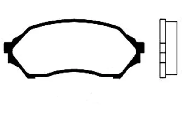 Handler.Part Brake pad set, disc brake KAVO PARTS BP4532 1