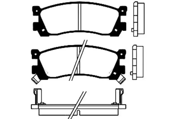 Handler.Part Brake pad set, disc brake KAVO PARTS BP4537 1