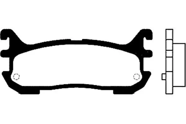 Handler.Part Brake pad set, disc brake KAVO PARTS BP4542 1