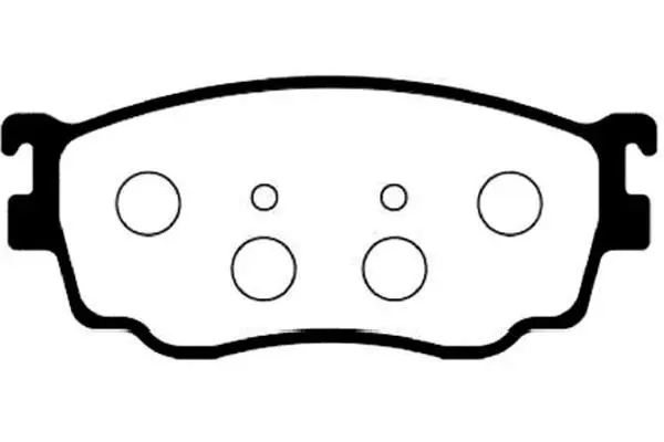 Handler.Part Brake pad set, disc brake KAVO PARTS BP4544 1