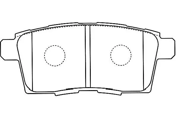 Handler.Part Brake pad set, disc brake KAVO PARTS BP4574 1